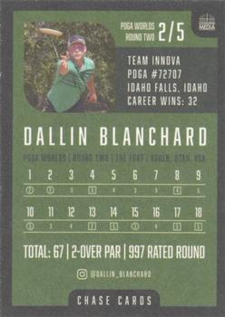 2022 Chase Cards #NNO Dallin Blanchard Back